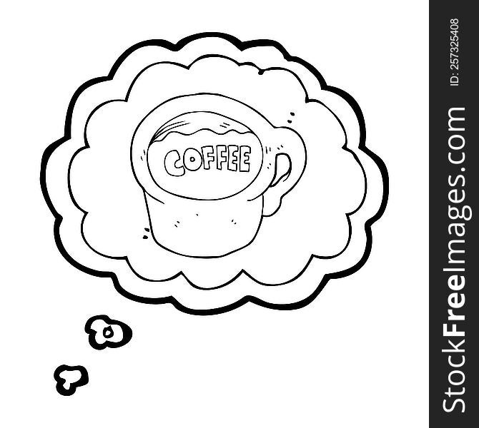 Thought Bubble Cartoon Coffee Mug