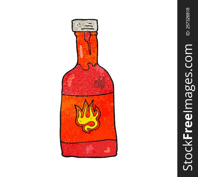 textured cartoon chili sauce