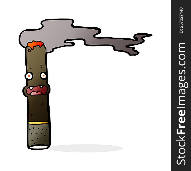 cartoon cigar