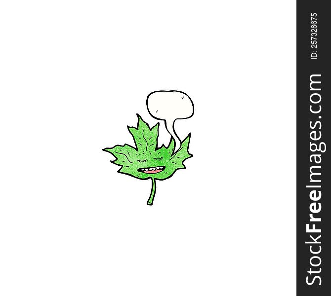 cartoon leaf