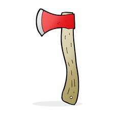 Cartoon Axe Stock Photography