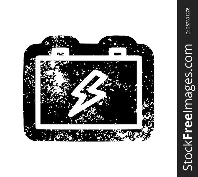 industrial battery icon symbol