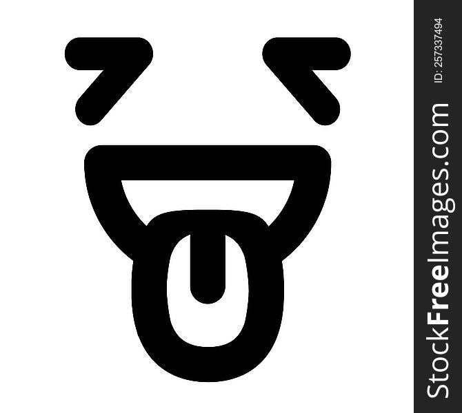 laughing face icon