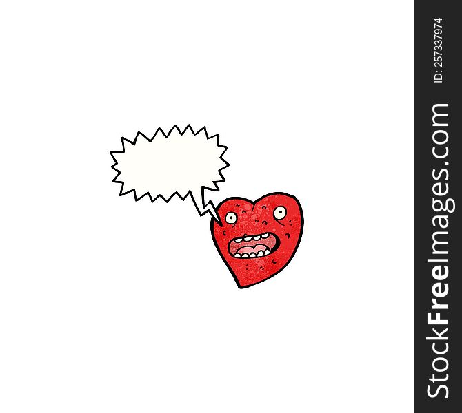 ugly heart cartoon