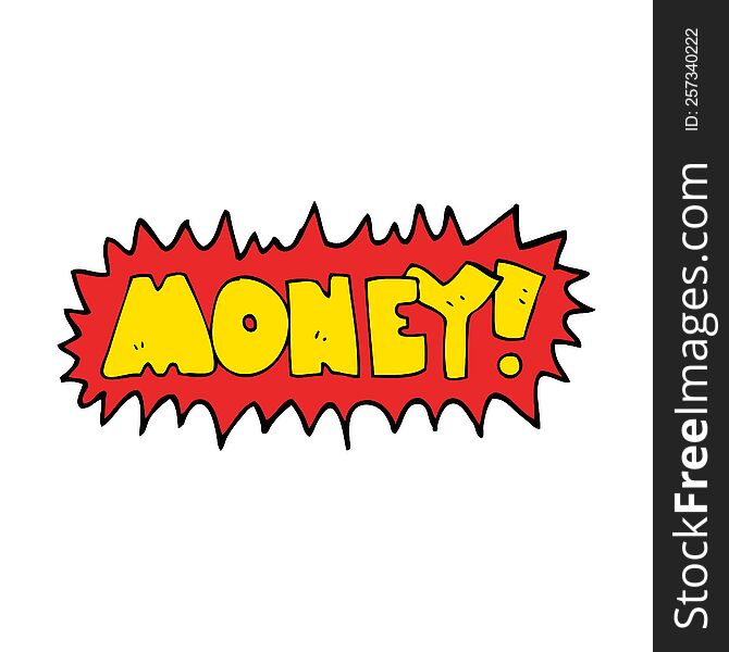 cartoon money symbol