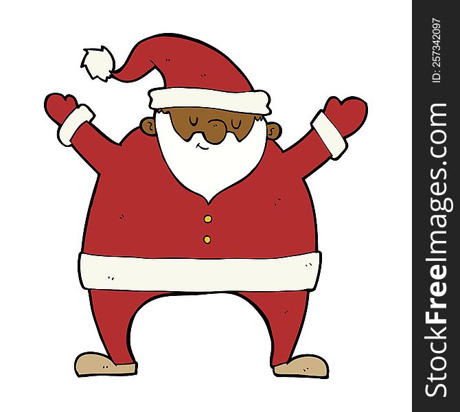 Cartoon Santa Claus