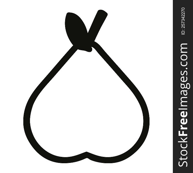 organic pear icon