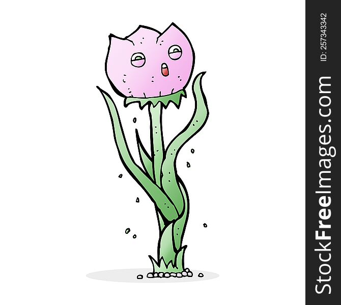 cartoon flower