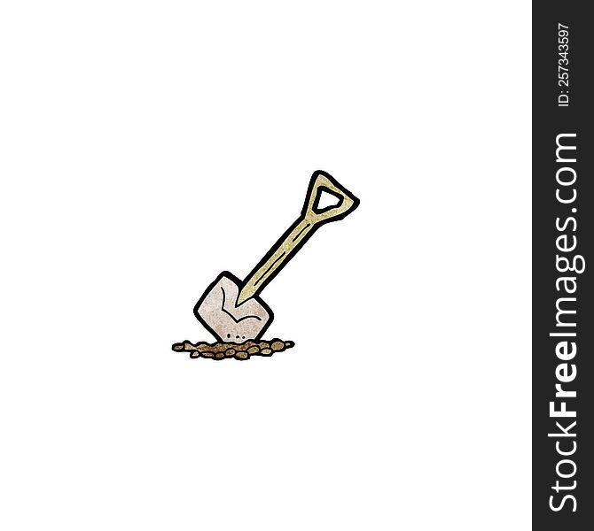 cartoon shovel