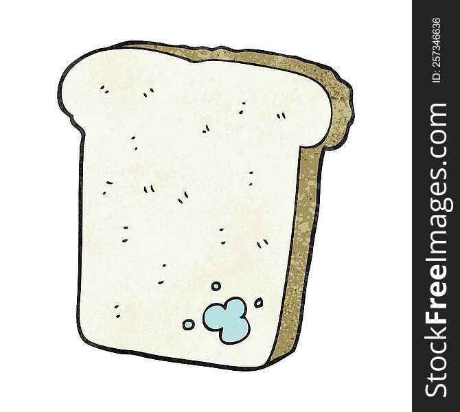 Textured Cartoon Mouldy Bread