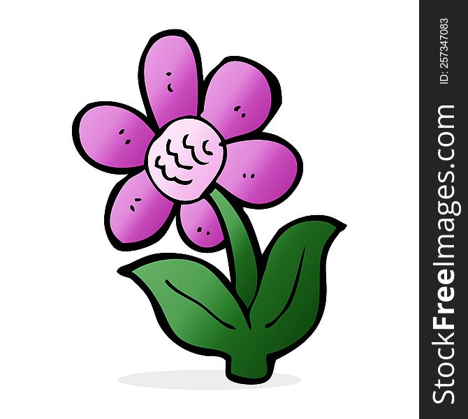 cartoon flower