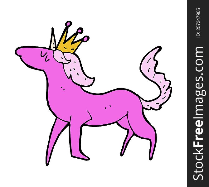 cartoon unicorn