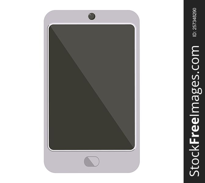 cell phone graphic vector illustration icon. cell phone graphic vector illustration icon