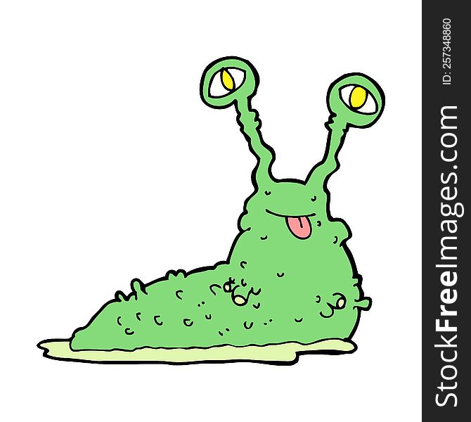 Cartoon Gross Slug