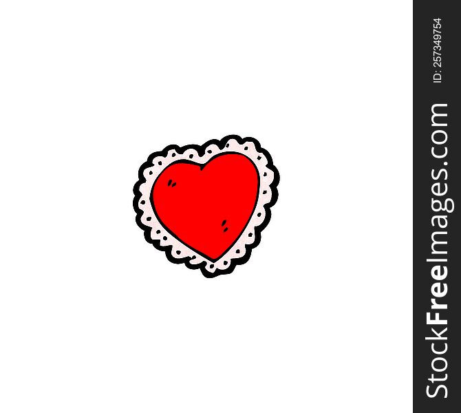 cartoon heart symbol