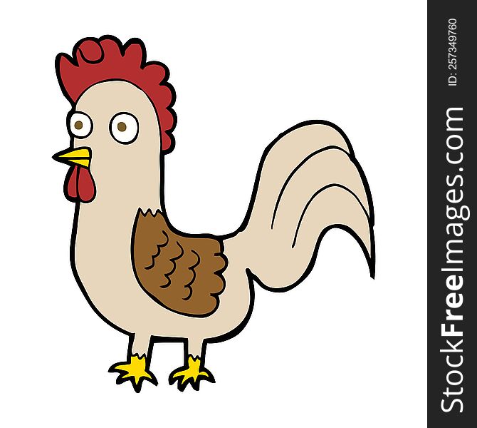 Cartoon Rooster