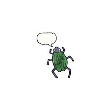 Cartoon Giant Beetle Stock Image