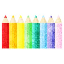 Color Pencils Graphic Icon Stock Image