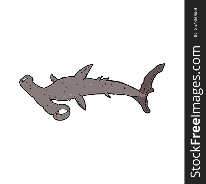 cartoon hammerhead shark