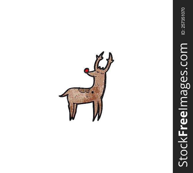 cartoon stag