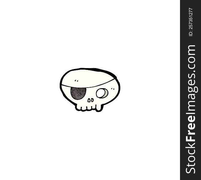 Cartoon Pirate Skull