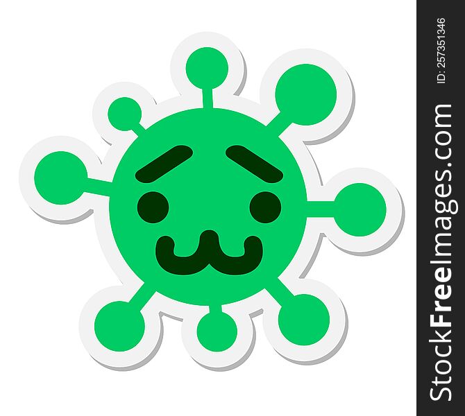 unsure animal virus sticker