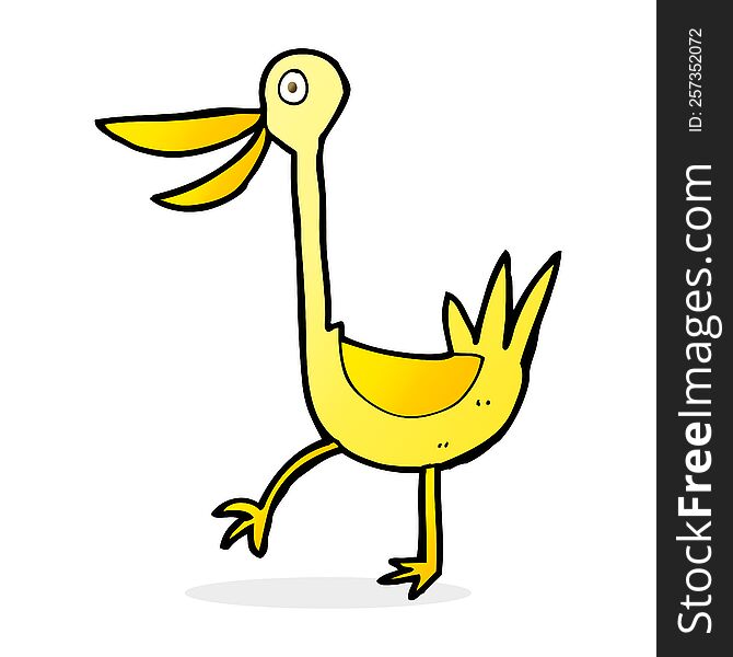 Funny Cartoon Duck