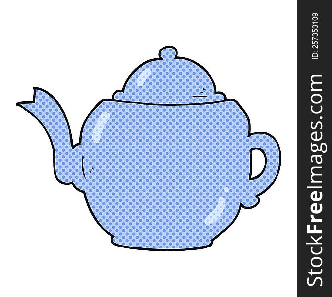 Cartoon Teapot