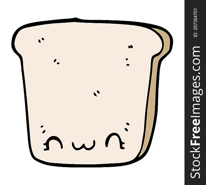 cartoon slice of bread