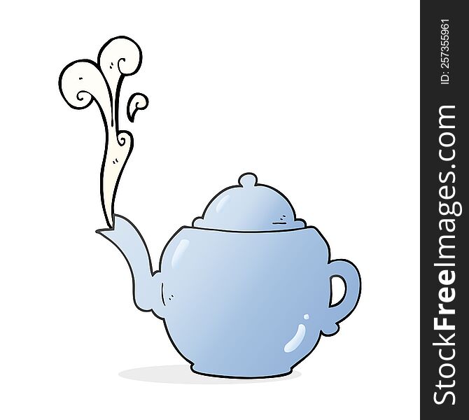 Cartoon Teapot