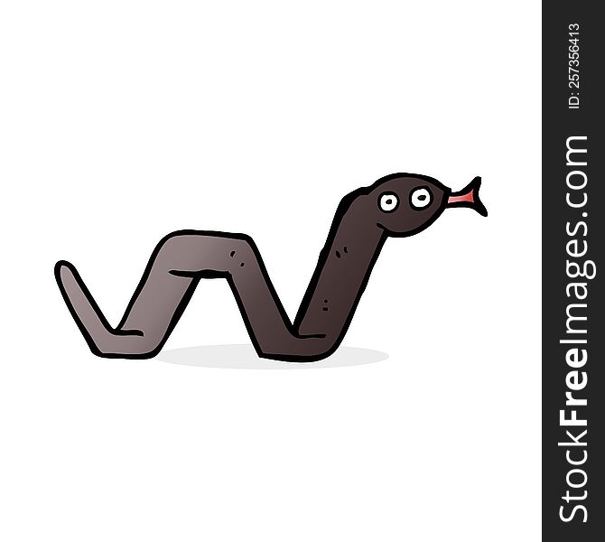 funny cartoon snake