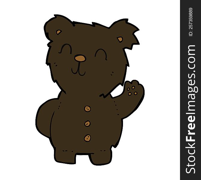 Cartoon Black Bear