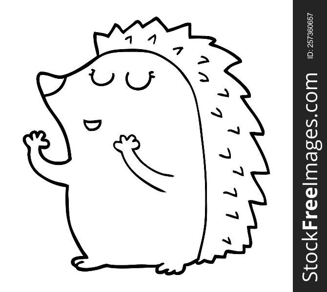 Cartoon Hedgehog