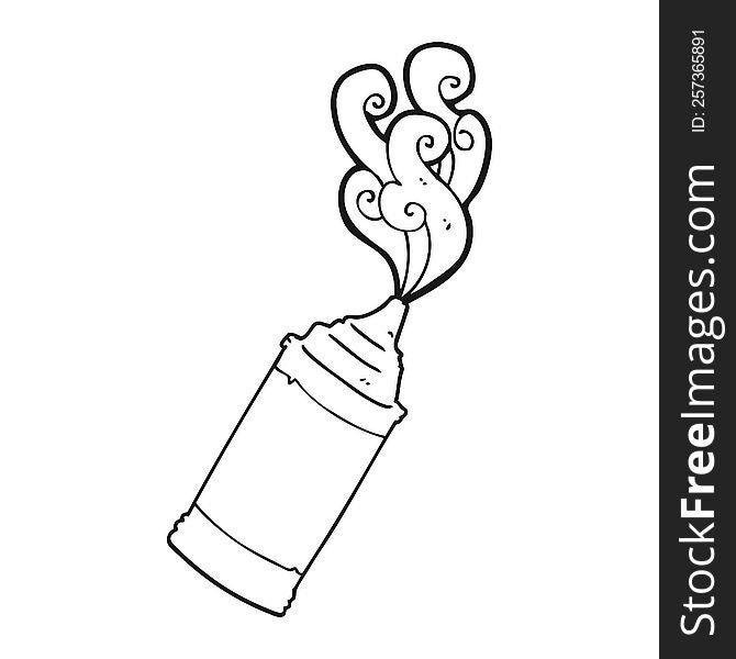 freehand drawn black and white cartoon ketchup bottle