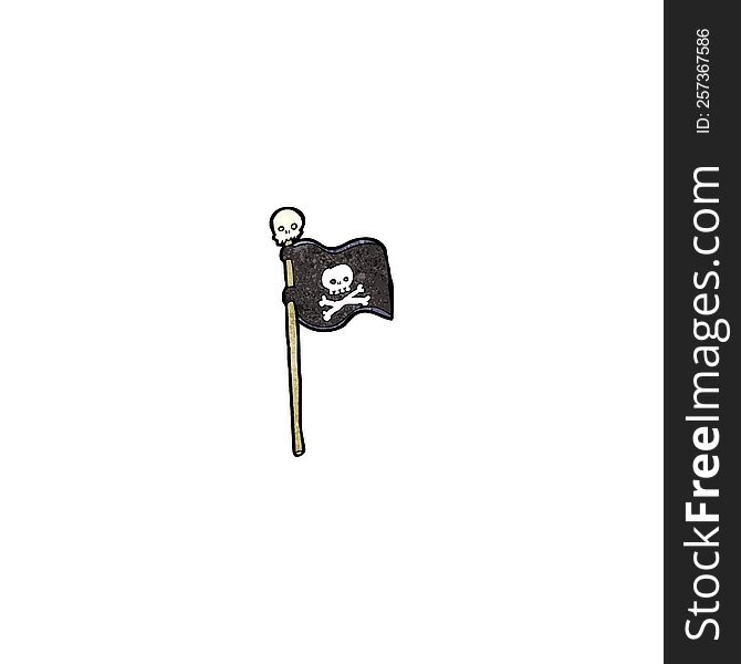 Cartoon Pirate Flag