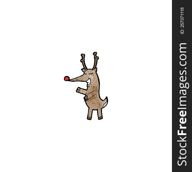 cartoon christmas reindeer