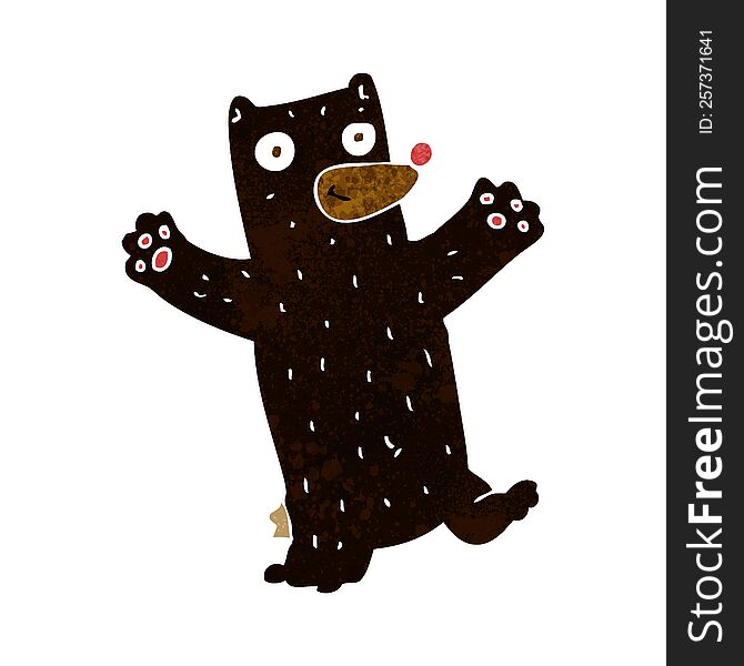 Cartoon Black Bear