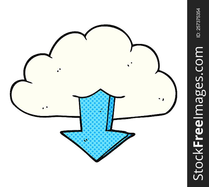 Cartoon Download From The Cloud