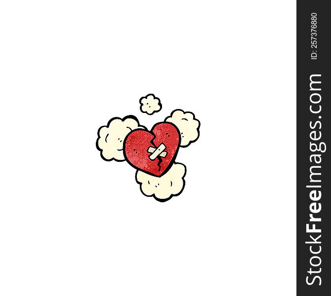 broken heart cartoon