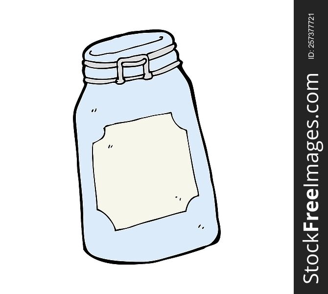 Cartoon Jar