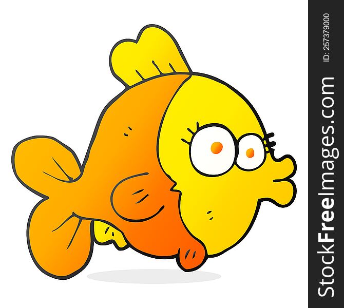 Funny Cartoon Fish