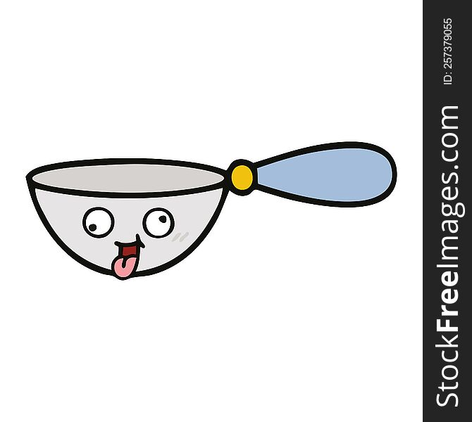 cute cartoon measuring spoon