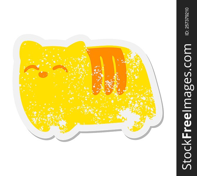loaf cat grunge sticker