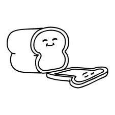 Sliced Loaf Of Bread Stock Photo
