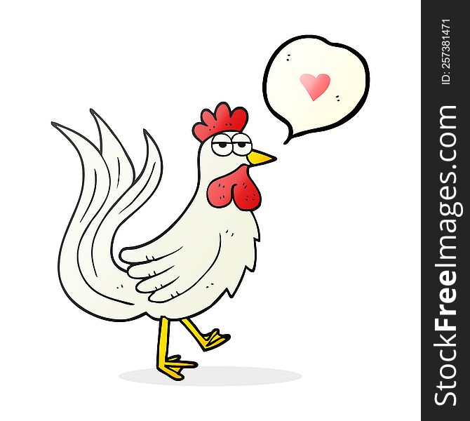 speech bubble cartoon cock