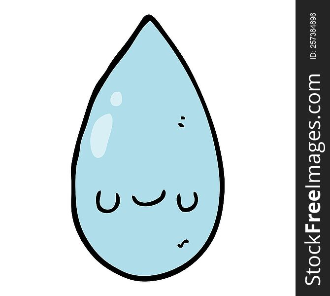 Cartoon Cute Raindrop