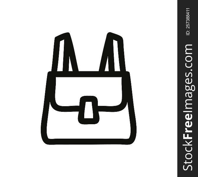 school satchel icon symbol