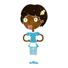 Free Cartoon Woman In French Maid Outfit Royalty Free Stock Image - 257396626