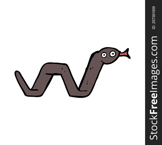 Funny Cartoon Snake