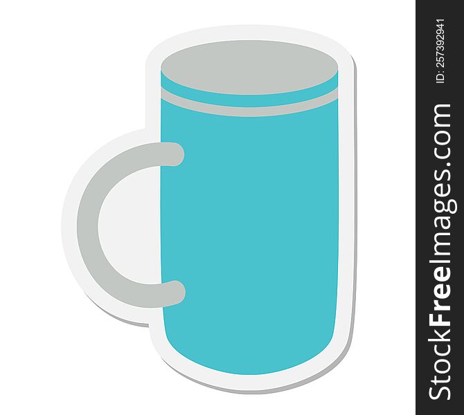 coffee mug sticker